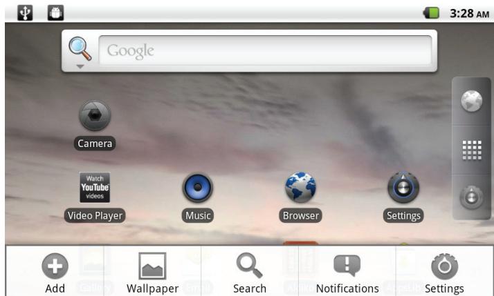 MPMAN MP1027 - Option menus. - 1