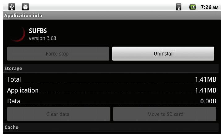 MPMAN MP1027 - Pour désinstaller une application : - 2