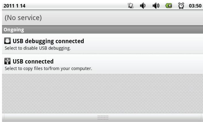 MPMAN MP1027 - Connect your tablet to the computer. - 1