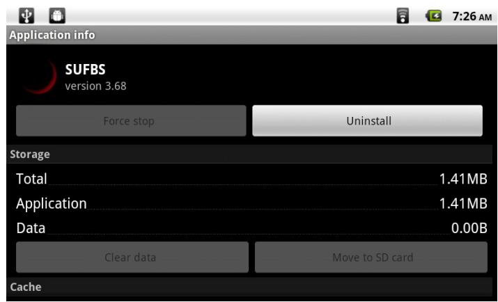 MPMAN MP720 - Pour désinstaller une application : - 2