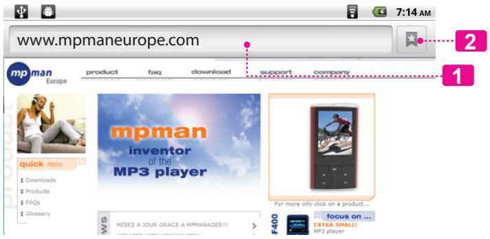 MPMAN MP720 - Naviguer sur le Web - 2