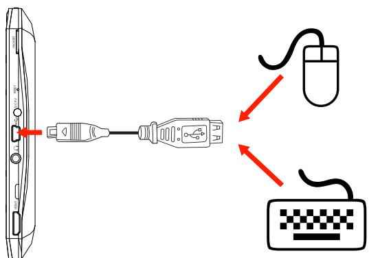 MPMAN MP720 - Connexion à un Clavier - 1