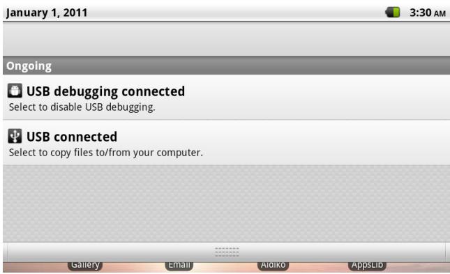 MPMAN MP720 - A propos des Notifications - 1