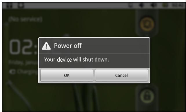 MPMAN MP720 - Allumer et éteindre la Tablette - 2