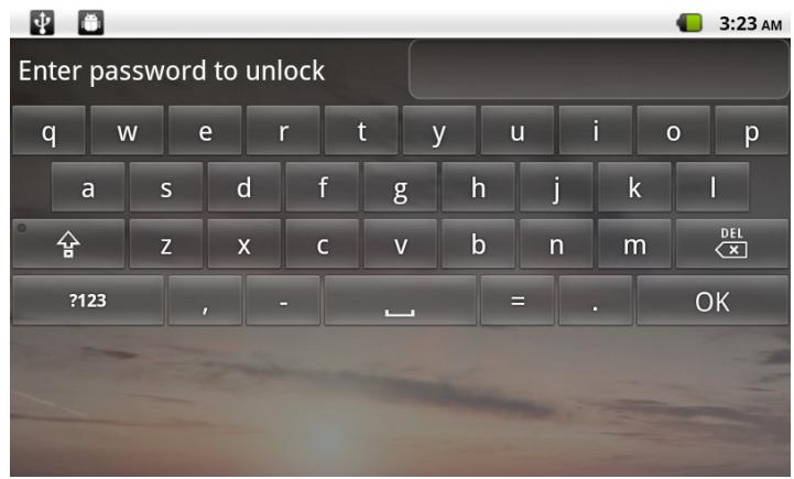 MPMAN MP720 - Déverrouillage de l'écran - 2
