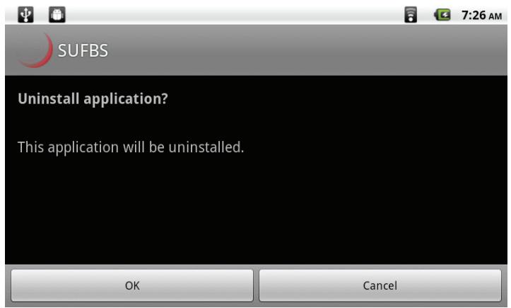MPMAN MP827 - To uninstall an application: - 3