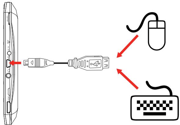 MPMAN MP827 - Connexion à un Clavier - 1