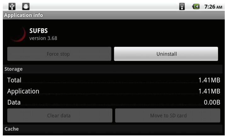 MPMAN MP827 - To uninstall an application: - 2