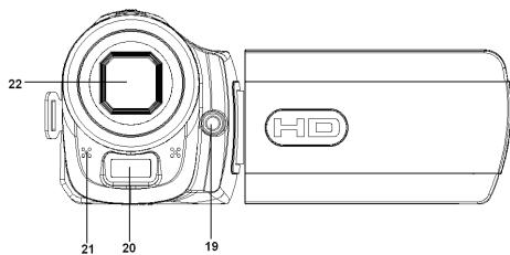 MPMAN PC39HD - Komponenten des Camcorders - 2