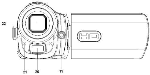 MPMAN PC39HD - Parts of the camcorder - 2