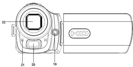 MPMAN PC39HD - Parti della videocamera - 2