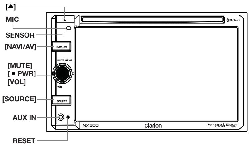 CLARION NX500 - CONTROLS - 1