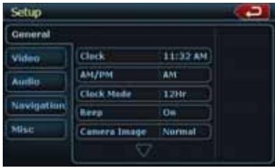 CLARION NX500 - Adjusting the Settings - 1