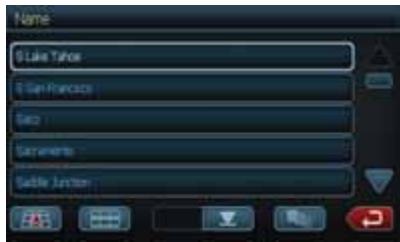 CLARION NX500 - Point of Interest Mode - 4