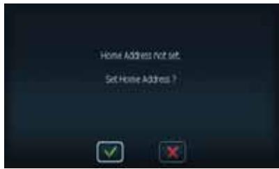 CLARION NX500 - Route to home address - 1