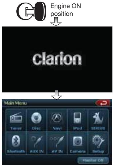 CLARION NX500 - Note: - 1
