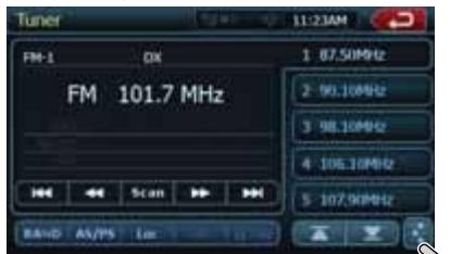 CLARION NX500 - Ajuste del audio - 1