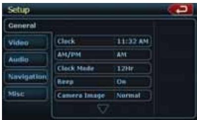 CLARION NX500 - Setup Operations - 1