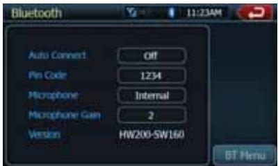 CLARION NX500 - Información de la interfaz Bluetooth y cambio del código de acceso - 1