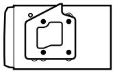 CLARION NZ500 - Supports de fixation commun - 3