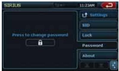 CLARION NZ500 - Setting the password - 1