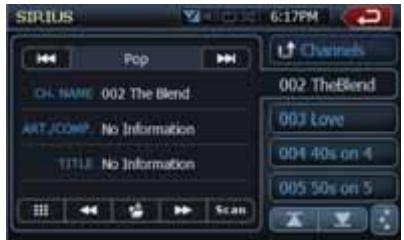 CLARION NZ500 - Channel Selection - 1