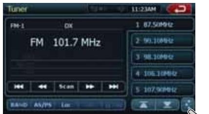 CLARION NZ500 - Ajuste del audio - 1
