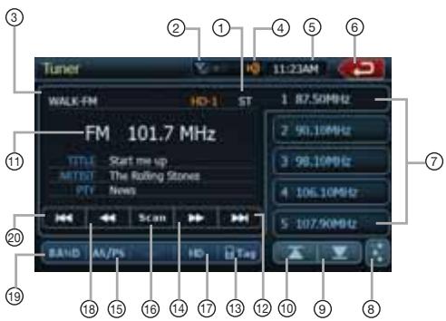 CLARION NZ500 - Listening to HD Radio - 1