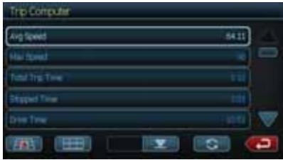 CLARION NZ500 - Trip Computer Readings and Resets - 2