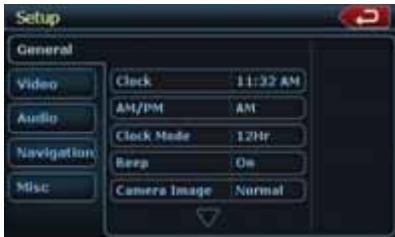 CLARION NZ500 - Adjusting the Settings - 1