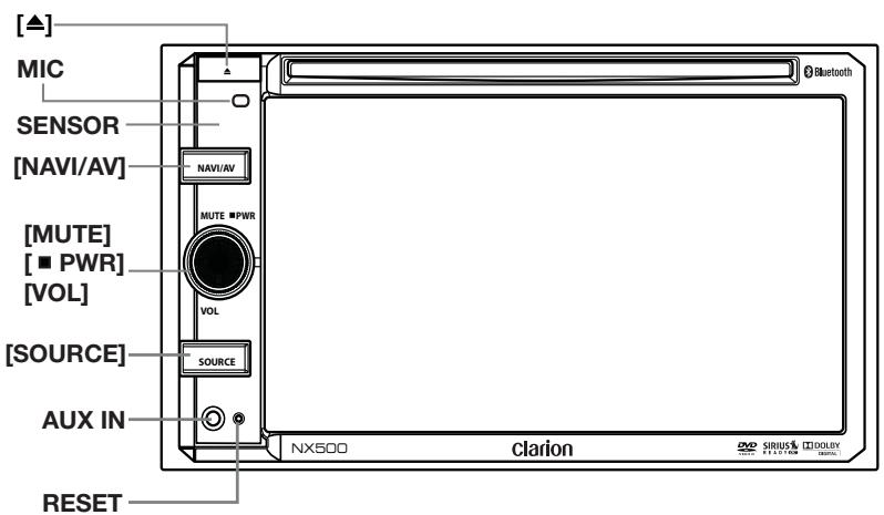 CLARION NZ500 - Operational Panel - 1