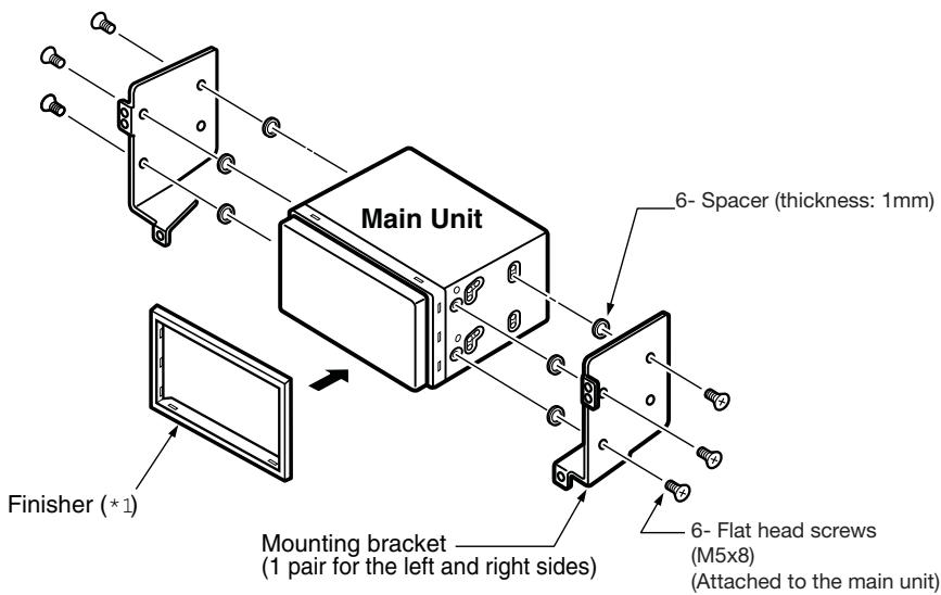CLARION NZ500 - Installing the Main Unit - 3