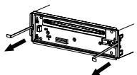 CLARION CZ102E,  CZ202E,  CZ302E - Démontage de l'appareil - 1