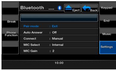 CLARION VZ402E - Enregistrement du périphérique bluetooth (jumelage) - 1