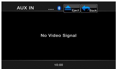 CLARION VZ402E - Sieldomvidoe n'est reçu, l'écran affichera le menu «no video » (pas de vidéo) - 1