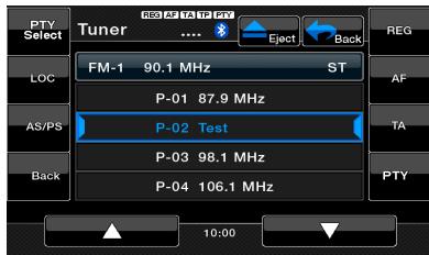 CLARION VZ402E - Activation/désactivation de la fonction AF - 1