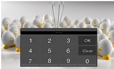 CLARION VZ402E - Options de recherche directe - 1