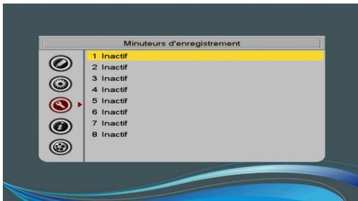 SAGEMCOM DT83HD - Régler le minuteur d'enregistrement - 2