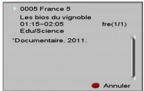 SAGEMCOM DT83HD - Liste des icônes - 2