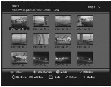 SAGEMCOM DVR 84250T TNT HD - 12-4-1 Visualiser des fichiers photo - 1