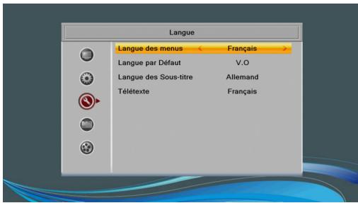 SAGEMCOM TWIN830T HD - Définir la langue d'affichage - 1