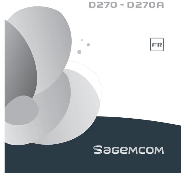 SAGEMCOM D270A - LIVRET UTILISATEUR - 1