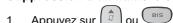 SAGEMCOM D270A DUO - Suppression d'un numéro enregistré - 1