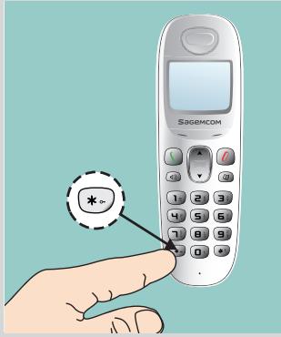 SAGEMCOM D38T - SOLO, D38V - DUO - Activer / Déscientier le verrouillage du clavier - 2