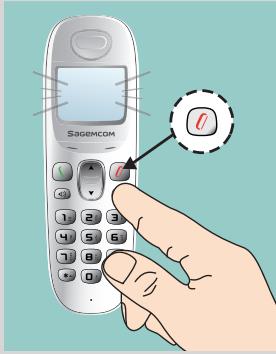 SAGEMCOM D38T - SOLO, D38V - DUO - Interrompre un rappel automatique - 2