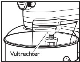 KITCHENAID 5KSM7580XEMS ARTISAN - Gebruik van het schenkschild - 2
