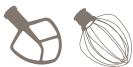 KITCHENAID 5KSM7580XEMS ARTISAN - Průvodce nastavením rychlosti – 10 rychlostí mixování - 4