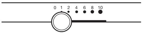 KITCHENAID 5KSM7580XEMS ARTISAN - Leitfaden zur Geschwindigkeitssteuerung – 10 Geschwindigkeitsstufen - 1