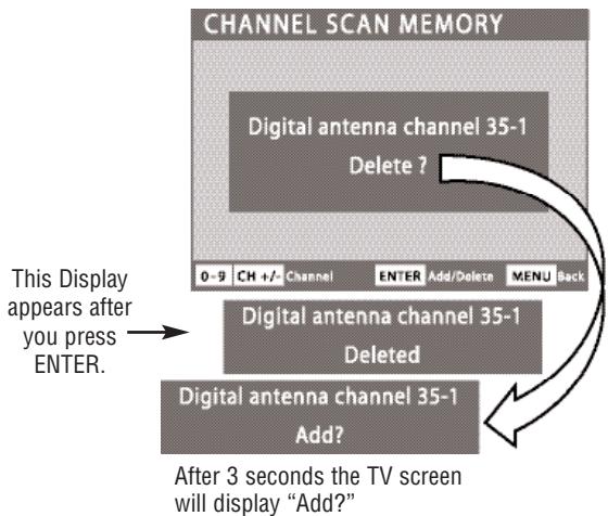 SANYO DP50747 - CHANNEL SCAN MEMORY - 1