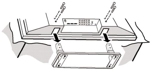 SANYO DP50747 - QUITANDO EL PEDESTAL DEL TELEVISOR (OPCIONAL) - 1